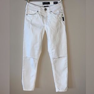 Silver Jeans 25 x 24 Suki High Capri Stretch